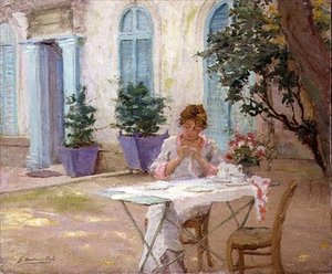 Reggeli a teraszon