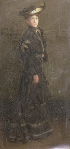 Parisian Lady (olaj, vászon)