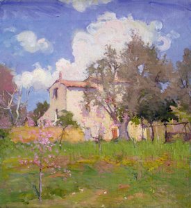 The Cottage Garden (olaj, vászon)