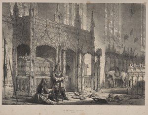 A középkori építészet: A sussexi Arundel templomban alkotó: Joseph Nash