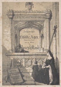 A középkor építészete: Címlap - Croydon templomban alkotó: Joseph Nash