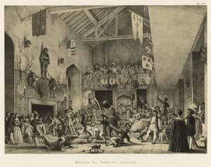 Bankettterem, Haddon Hall, Derbyshire