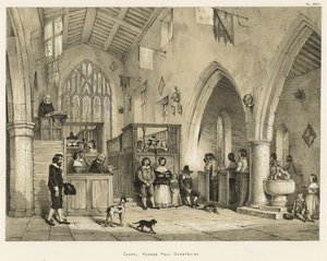 Kápolna, Haddon Hall, Derbyshire