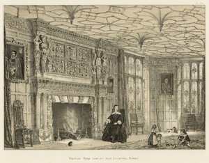 Drawing Room, Loseley, Guildford közelében, Surrey államban