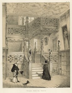 Lépcsőház, Crewe Hall, Cheshire