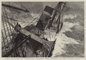 A kanadai SS Sardinian átkel az Atlanti-óceánon a közelmúltban alkotó: Joseph Nash