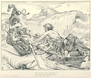Illusztráció: Coleridge Rime of The Ancient Mariner (metszet)