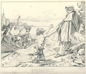 Illusztráció: Coleridge Rime of The Ancient Mariner (metszet)