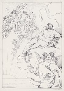Shelleys Prometheus Kötetlen, I. felvonás alkotó: Joseph Noel after Paton