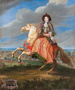 Françoise Madeleine Claude de Saint-Géran lovas portréja, 1675-1680.