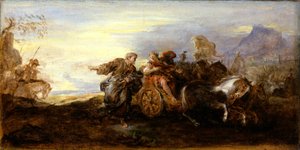 Jelenet az ókori történelemből, 1680-90 körül (olaj, papír, vászon)