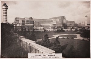 Kilátás a londoni Crystal Palace-ra