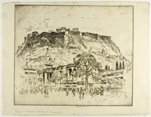 Ókori, középkori és újkori Athén, a mecset alkotó: Joseph Pennell
