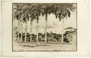 Bishops Walk, Ancon Hill, Panama alkotó: Joseph Pennell