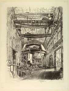 A nagy torony építése alkotó: Joseph Pennell
