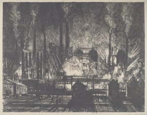 Változó műszak, Charleroi alkotó: Joseph Pennell