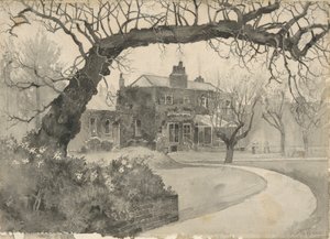 Chelsea Rectory alkotó: Joseph Pennell