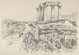 Korinthosz, az Öböl felé alkotó: Joseph Pennell