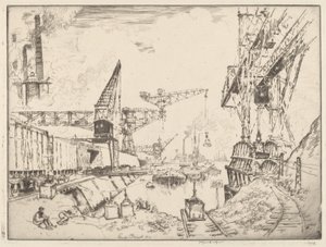 Daruk Duisburgban alkotó: Joseph Pennell