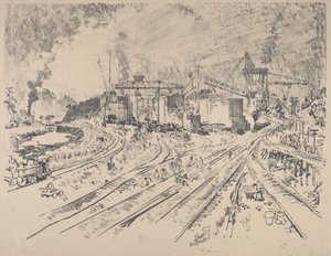 Kora reggel, Miraflores alkotó: Joseph Pennell