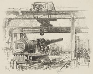 Angol háborús munka: fegyverteszt alkotó: Joseph Pennell