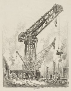 Angol háborús munka: Made in Germany, The Great Crane alkotó: Joseph Pennell
