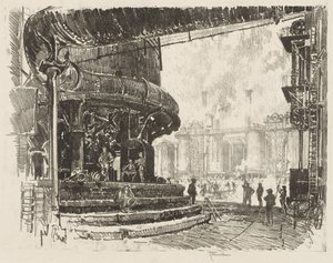 Angol háborús munka: Nyersvas készítés, A nagyolvasztók alapja alkotó: Joseph Pennell