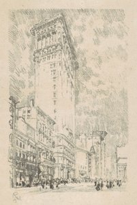 Flatiron épület alkotó: Joseph Pennell