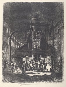 Kagylók kovácsolása, A kerék rabszolgái alkotó: Joseph Pennell
