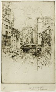 Negyvenkettedik utca alkotó: Joseph Pennell