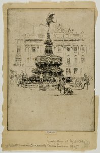 Gilbert-emlékmű, Piccadilly Circus alkotó: Joseph Pennell
