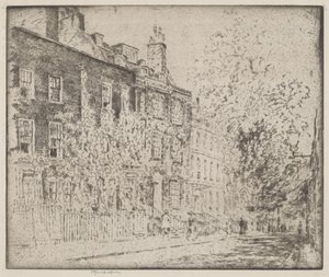 Great College Street, Westminster alkotó: Joseph Pennell
