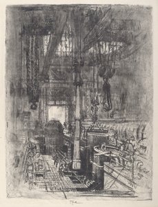 Gun Gödör, II. sz., 1917. alkotó: Joseph Pennell