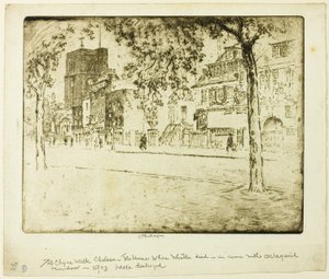 Ház, ahol Whistler meghalt alkotó: Joseph Pennell