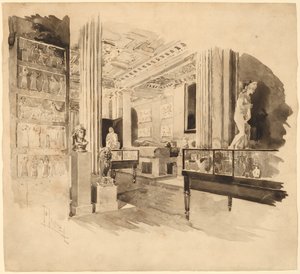 Belső, Fitzwilliam Múzeum alkotó: Joseph Pennell
