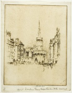 Langham Place kápolna alkotó: Joseph Pennell