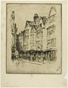 Old London utolsó, Ruhavásár alkotó: Joseph Pennell