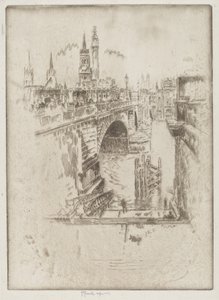 London Bridge Stairs alkotó: Joseph Pennell