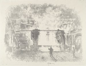 Páncéllemez készítése alkotó: Joseph Pennell