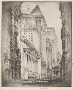 New-york-i tőzsde alkotó: Joseph Pennell
