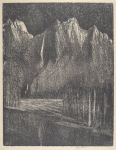 Éjszaka a Yosemite-ben alkotó: Joseph Pennell