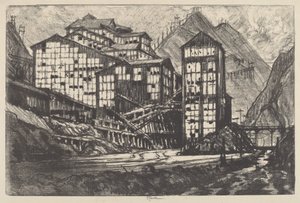 Old Million Eyes, 1910. alkotó: Joseph Pennell