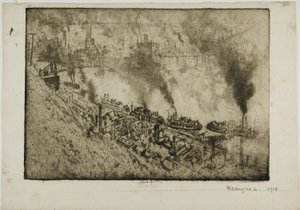 Pittsburgh, No. És alkotó: Joseph Pennell