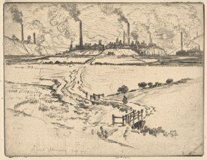 Potlands, Longport, 1909. szeptember (Stokes?) alkotó: Joseph Pennell