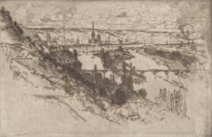 Rouen, a Bon Secoursból, 1907.