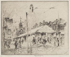 Second Street Market, Philadelphia alkotó: Joseph Pennell