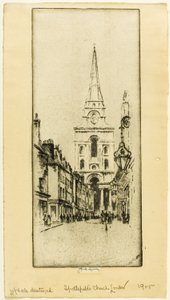Spitalfields templom alkotó: Joseph Pennell