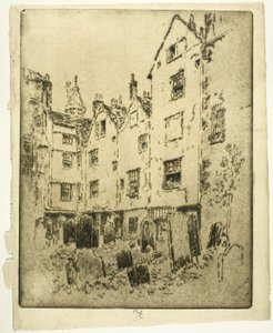 Szent Bertalan-templom temetője alkotó: Joseph Pennell