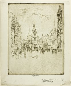 Szent Kelemen dánok alkotó: Joseph Pennell