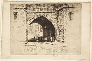 Szent János kapuja, Clerkenwell alkotó: Joseph Pennell